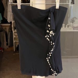 Elana Kattan Strapless Top. Sheer lightweight fabric with lining.